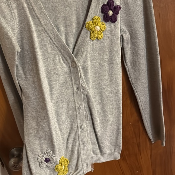 Flower sweater cardigan - Picture 2 of 5